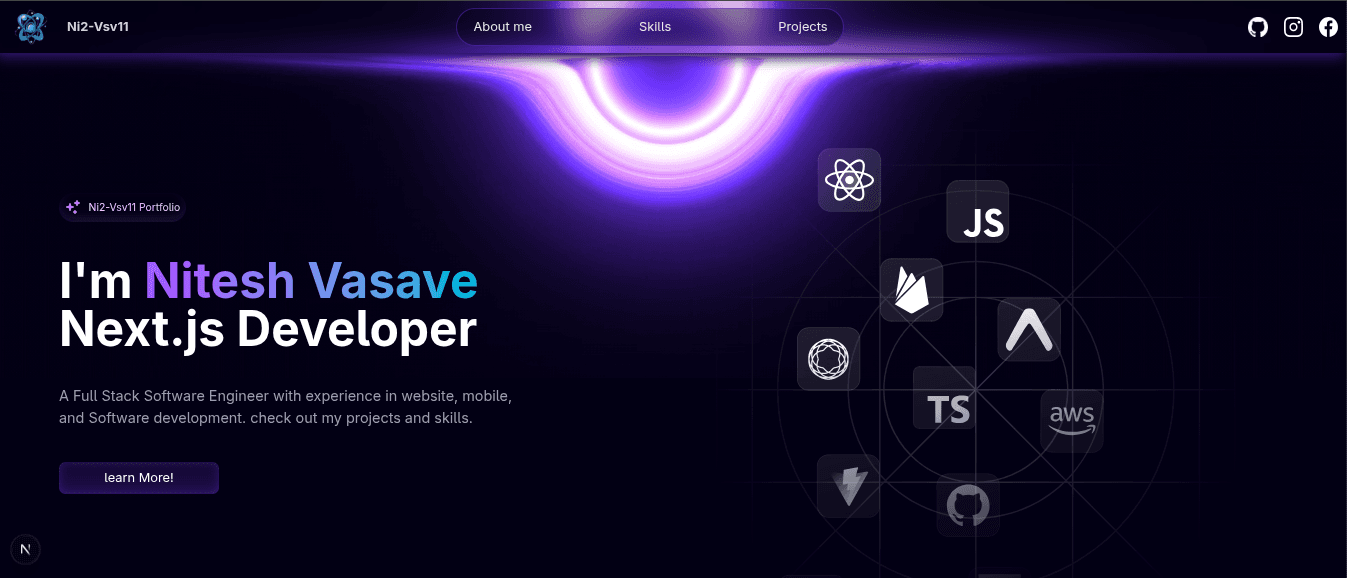Modern Next.js Portfolio